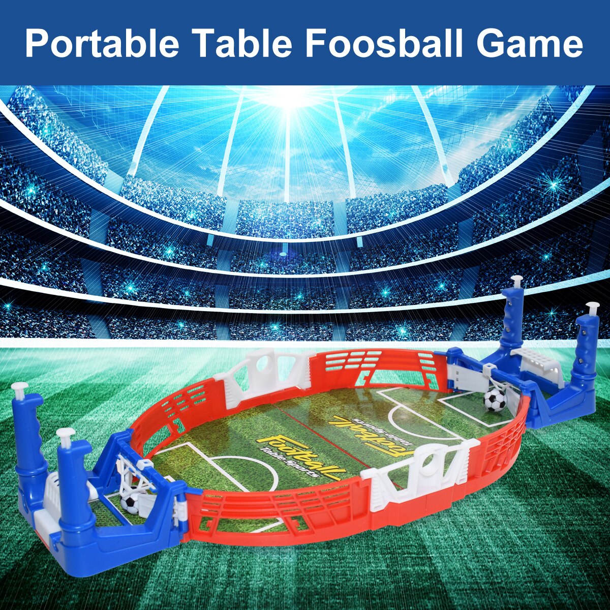 Mini Football Tabletop Arcade Game Kids Adults Table Soccer Mini Interactive Toy For Children Have Fun At Home Party Games