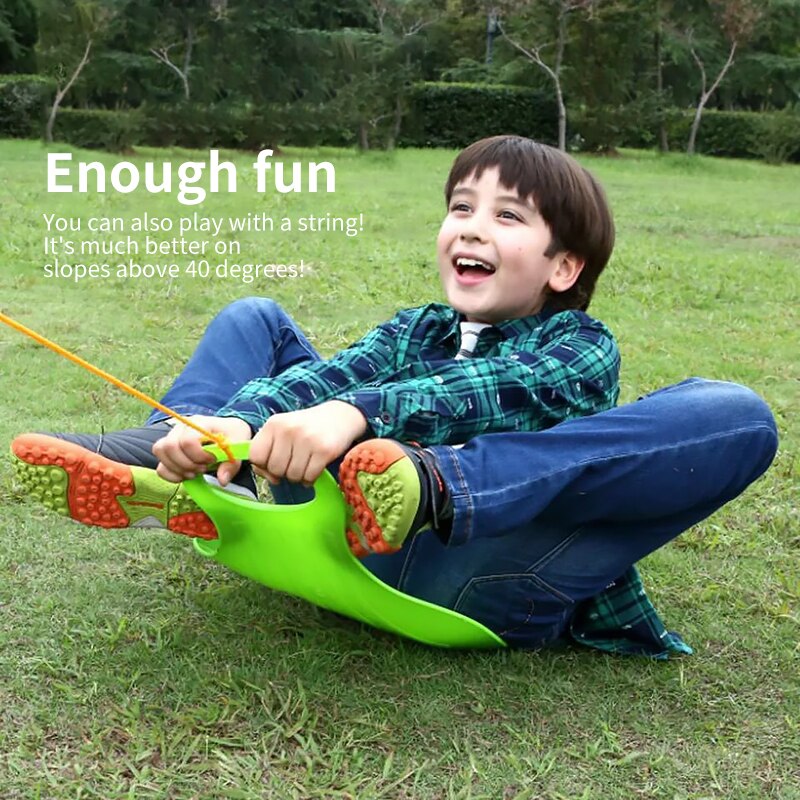 Ski Board Sleigh Plastic Boards Sand Slider Snow Luge Winter Outdoor Winter Sport Skiing Board Thicken Kids Adult Snow Sled