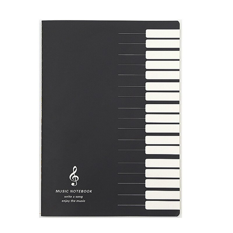Cahier de Notes de musique à cinq lignes: Default Title