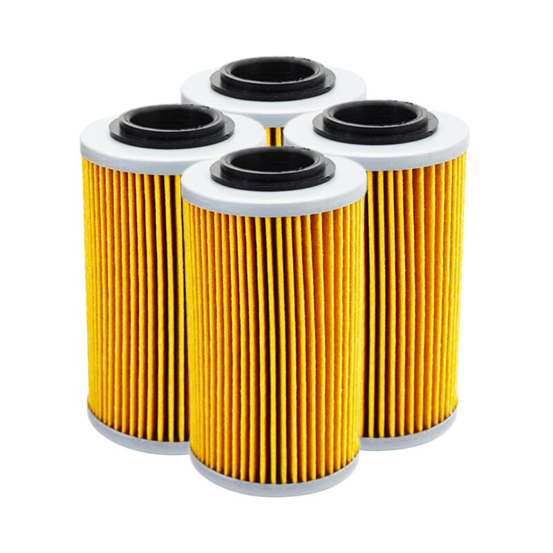 2/4/6 Pcs Cyleto Motorcycle Engine Parts Oil Filter for BUELL 1125R CR1125 1125 CR: Dark Grey