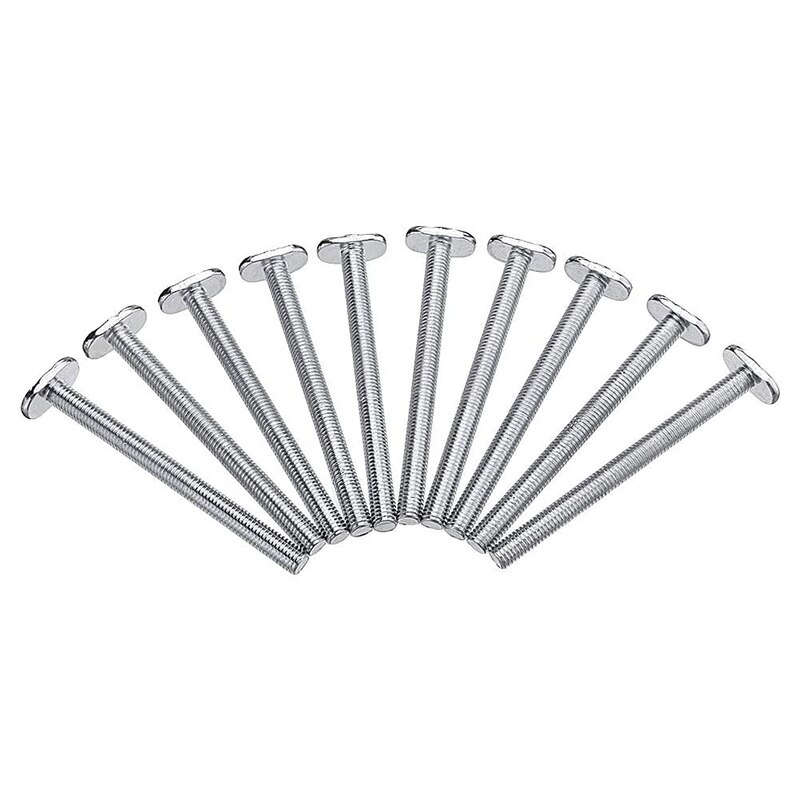 12Pcs Screw Bolt Fastener Tool M8X100mm -in Stud T-Nut Sliding Bolt for 30 Series Miter Track Woodworking Tool