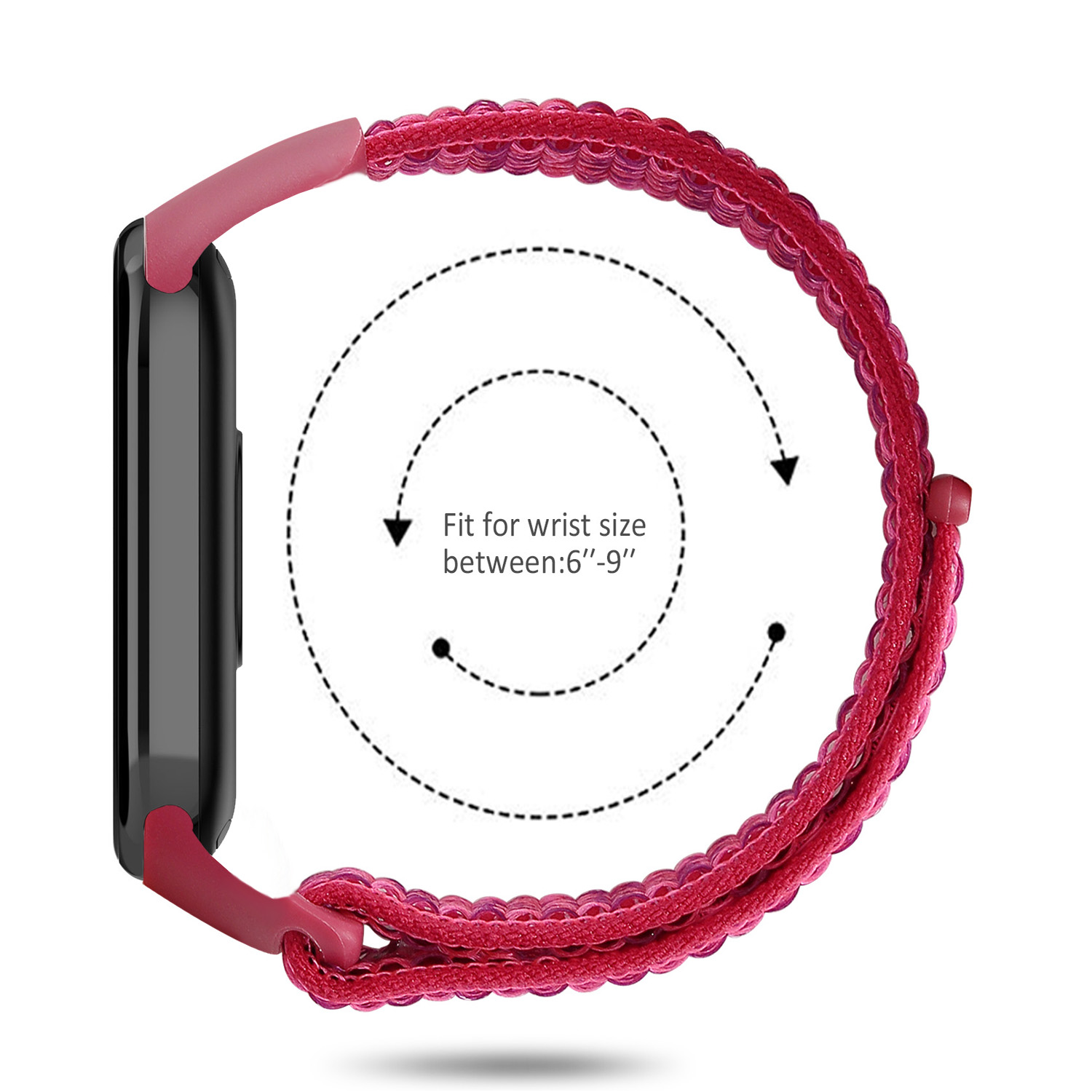 Nylon Loop for xiaomi Mi Band 9 8 Strap SmartWatch Wristband Correa Replacement sport pulsera watchband Miband 8 NFC Bracelet