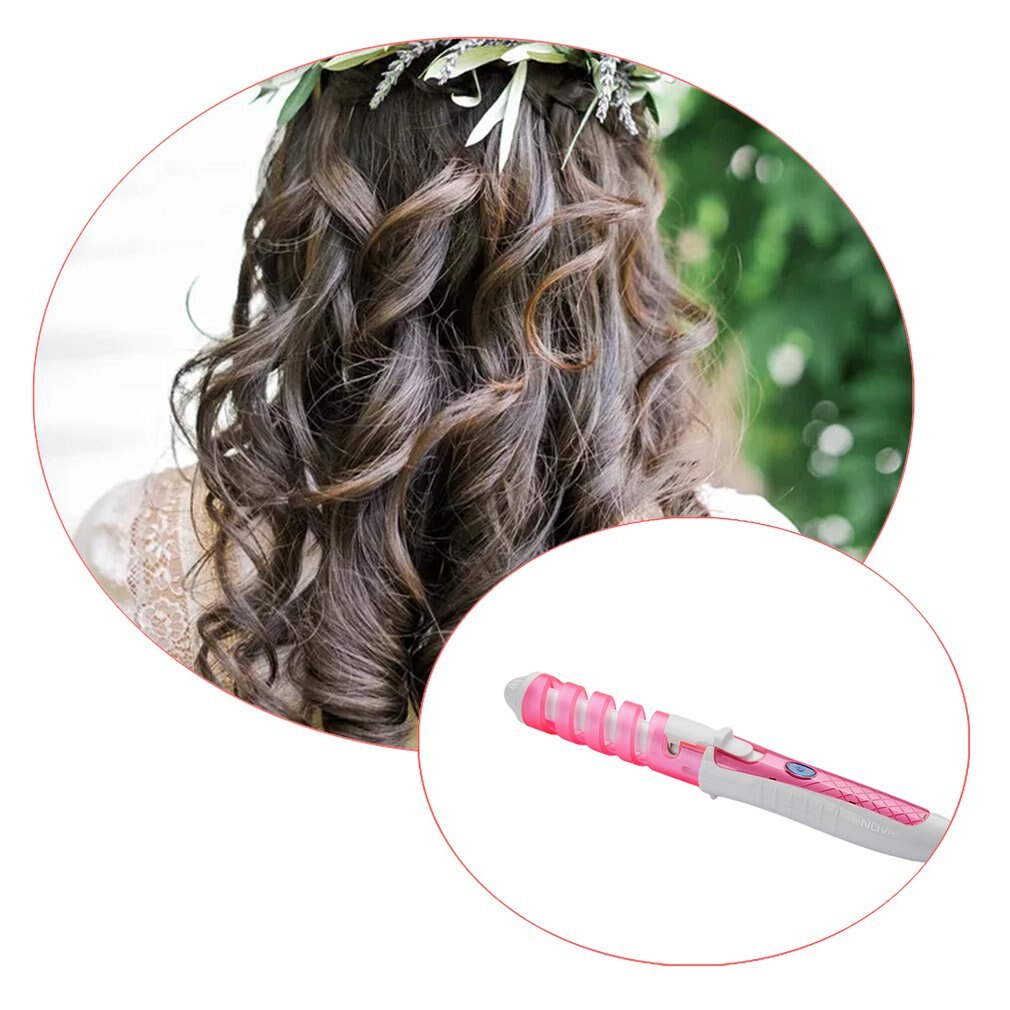 Electric Spiral Curling Tool Electric Hair Curlers Automatic Curling Wand Hair Styling Machine Curling Tool