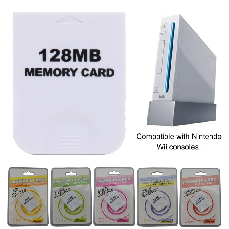 128 Mb Memory Card Voor De Nintendo Gamecube Wii 8/16/32/64/128 Mb