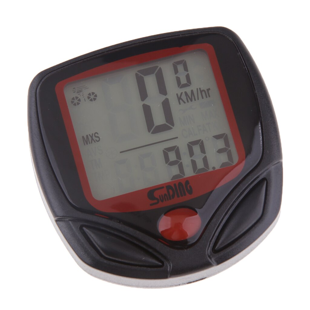 Universal Digital Motorcycle Speedometer LCD Display Odometer Tachometer Gauge with Background Light