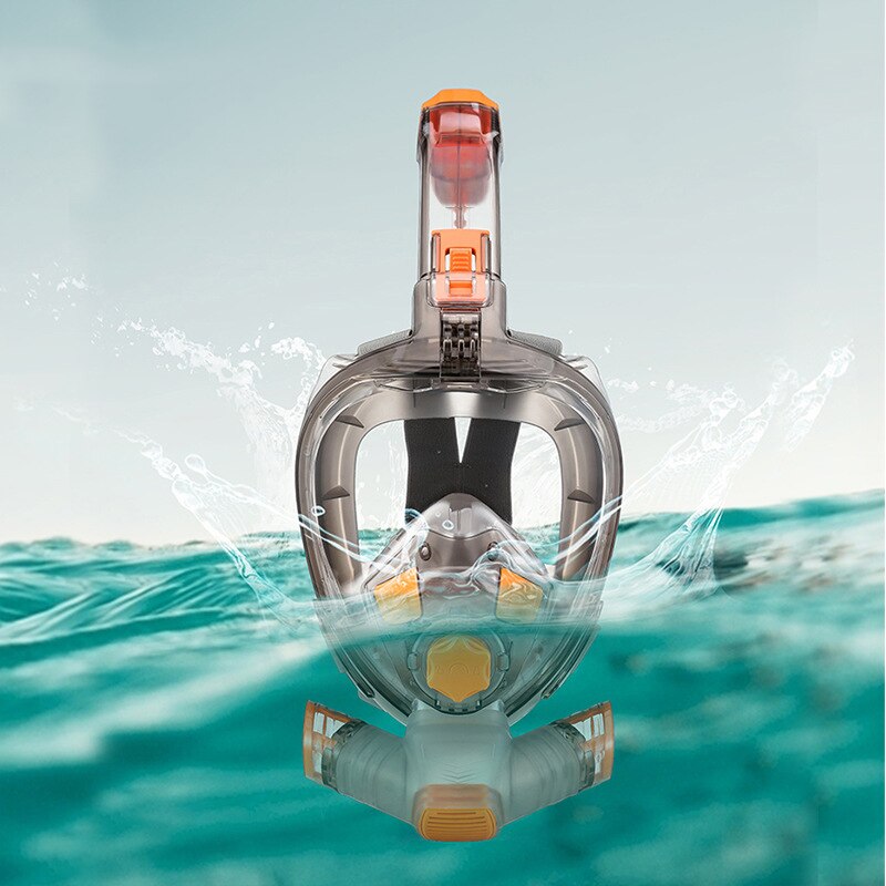 THENICE Scuba Diving Mask Full Face Fog Adult Youth Underwater Wide View Snorkel Mask Waterproof Swimming Masks Camera Mount