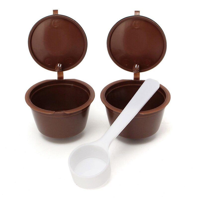 ! 2 x Herbruikbare koffiefilter cup voor DOLCE GUSTO Machines