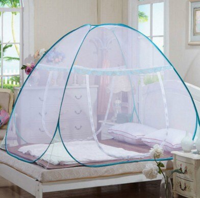 Mongolian Bag Mosquito Net Folding Single Door Pop Up Camping Tent Bed Canopy Mosquito Net Queen King Size Netting Bedding: 1.0m (3.3 feet) bed