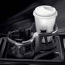 1pc for peugeot 408 bilsete koppholder med to hull drikkeflaskestativ vann drikke koppstativ justerbar holder biltilbehør
