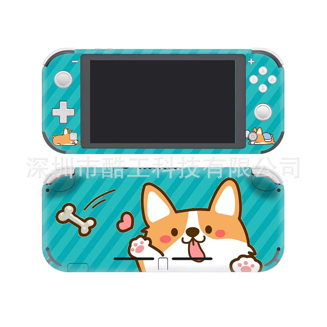 Per Nintendo Switch Lite adesivi protettivi per la protezione della pelle dello schermo protettivo per animali Mini Console custodia per decalcomania per Nintendo: P