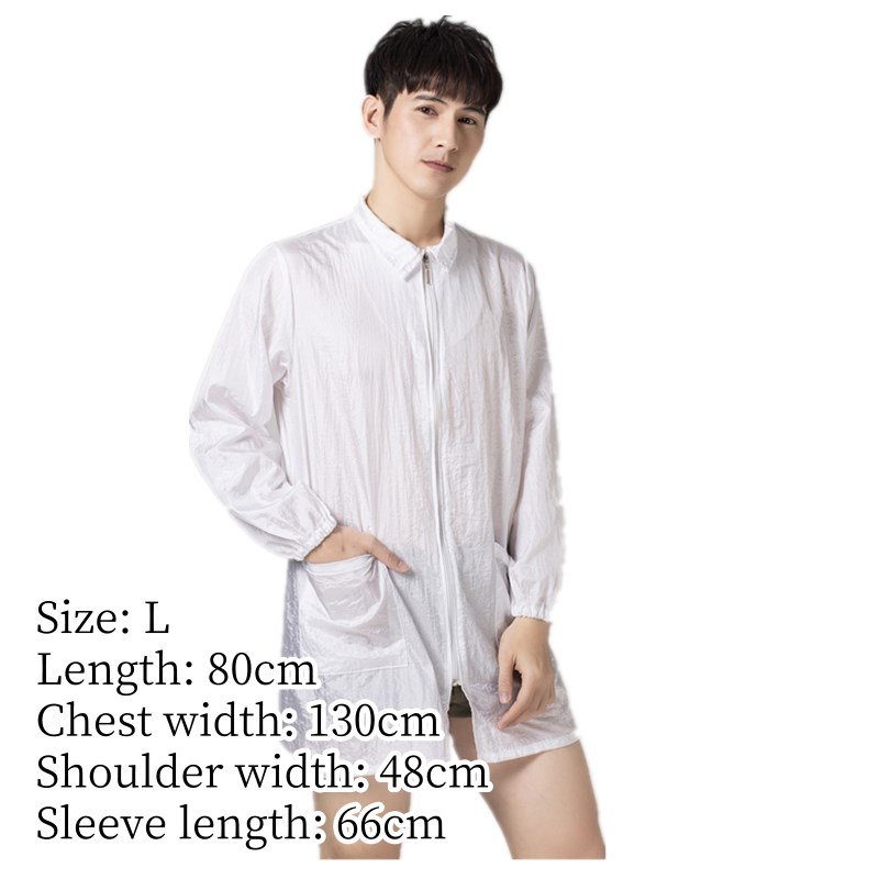 Dunne kappersuniformen, kappersjas, kappersschort, anti-haar, antistatische kleding voor huisdierverzorging  y0505: Violet/紫罗兰