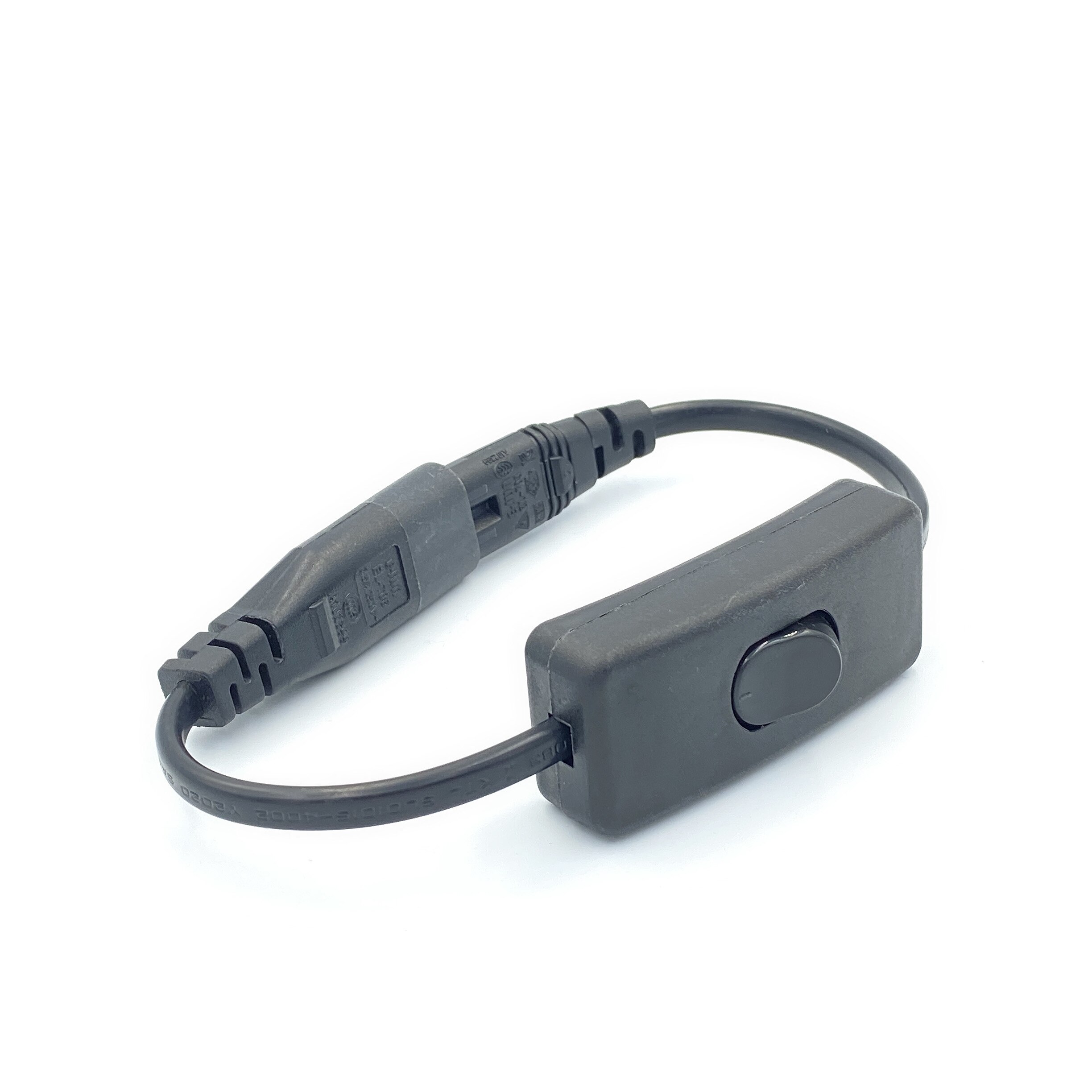 "8" Figure C7 Power Cable with Switch,IEC 320 C8 to C7 Extension Cord with On/Off ,C7 Power Lead cables switch Short Wires.