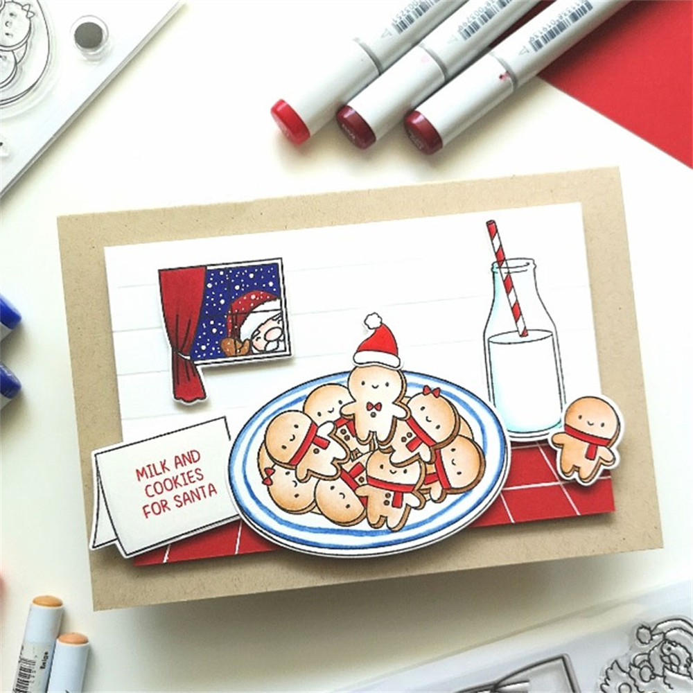 Troqueles y sellos de corte de feliz cumpleaños/nieve mucho amor, troquel de palabras de sentimientos navideños grandes para manualidades de tarjetas de álbum de recortes DIY