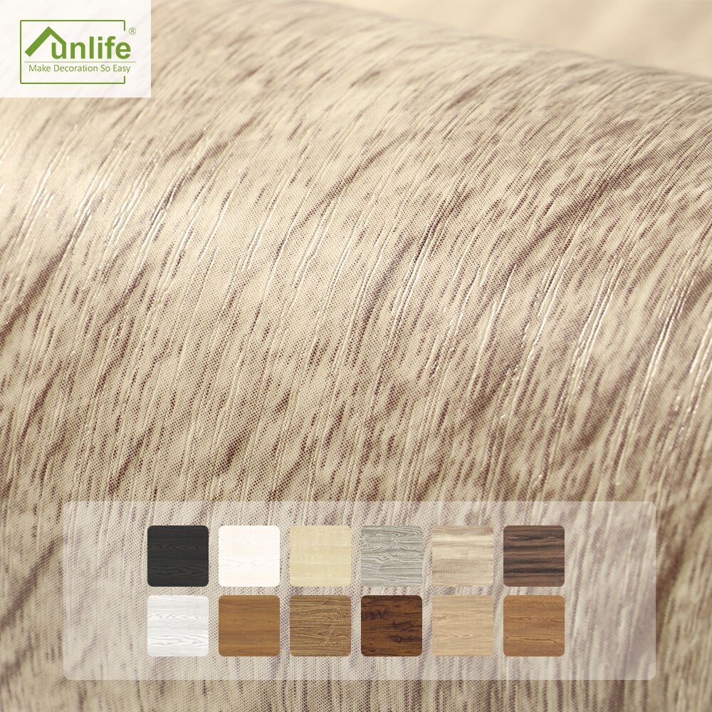 Funlife®20x300cm Camphar Wood Ground Floor Sticker PVC Waterproof Wall Sticker for Bedroom Bathroom Kitchen Furniture Home Decor