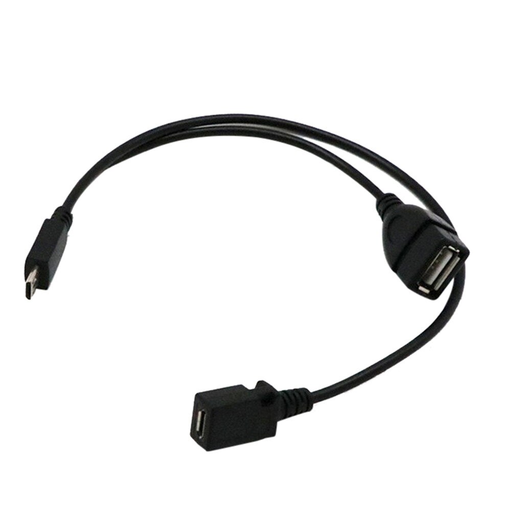 Ouhaobin 3 in1 mikro usb nav hane till hona min usb 2.0 laddningsvärd otg adapter kabel stöd otg funktion: Default Title