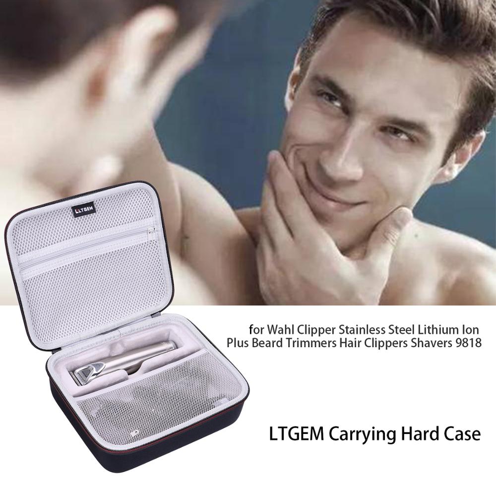 LTGEM EVA Carrying Hard Case for Wahl Clipper Stainless Steel Lithium Ion Plus Beard Trimmers Hair Clippers Shavers 9818