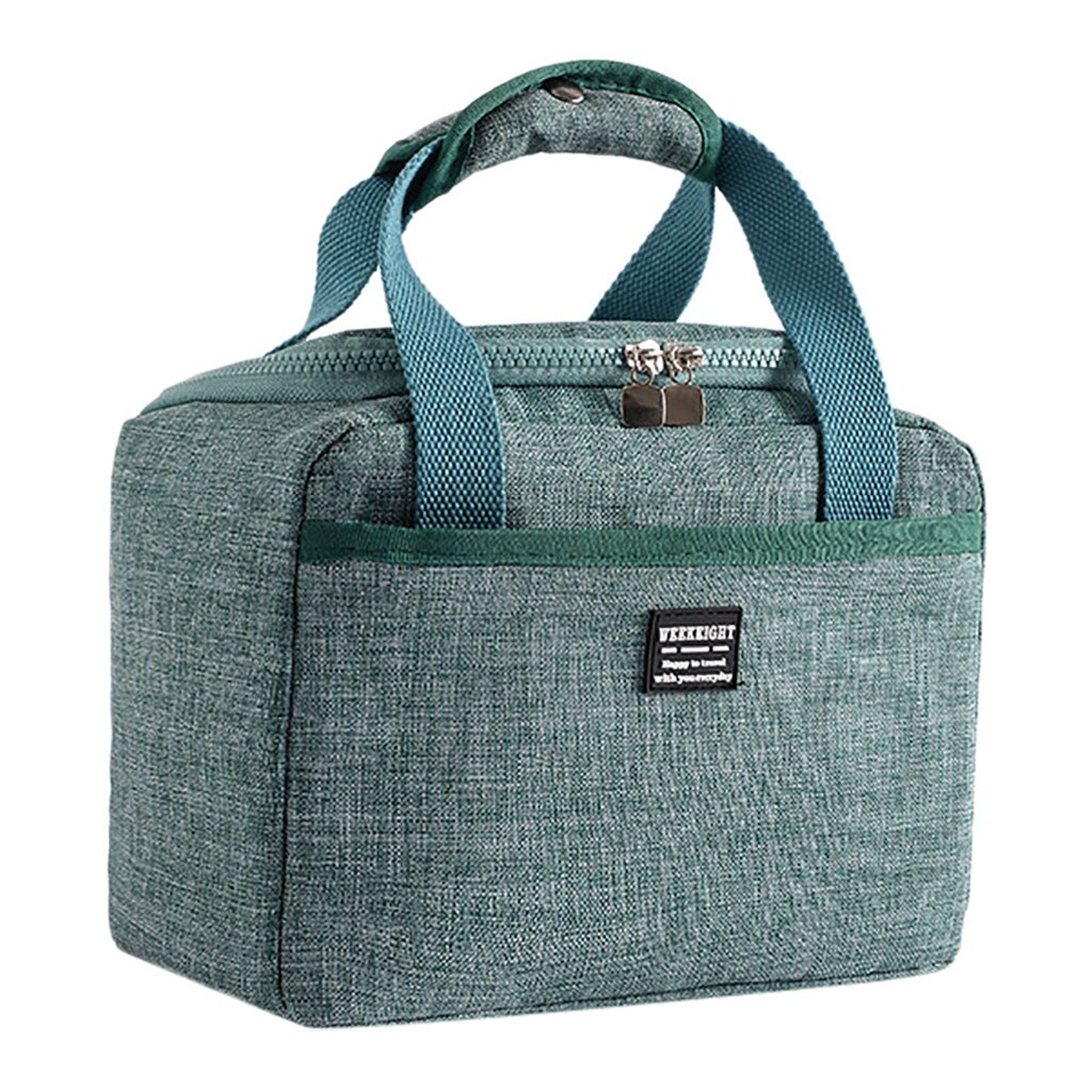 Thermische Geïsoleerde Lunch Box Voor Vrouwen Mannen Koeltas Tote Pouch Lunch Container Voedsel Draagbare Zachte Waterdichte Picknick Bento 4.19: B