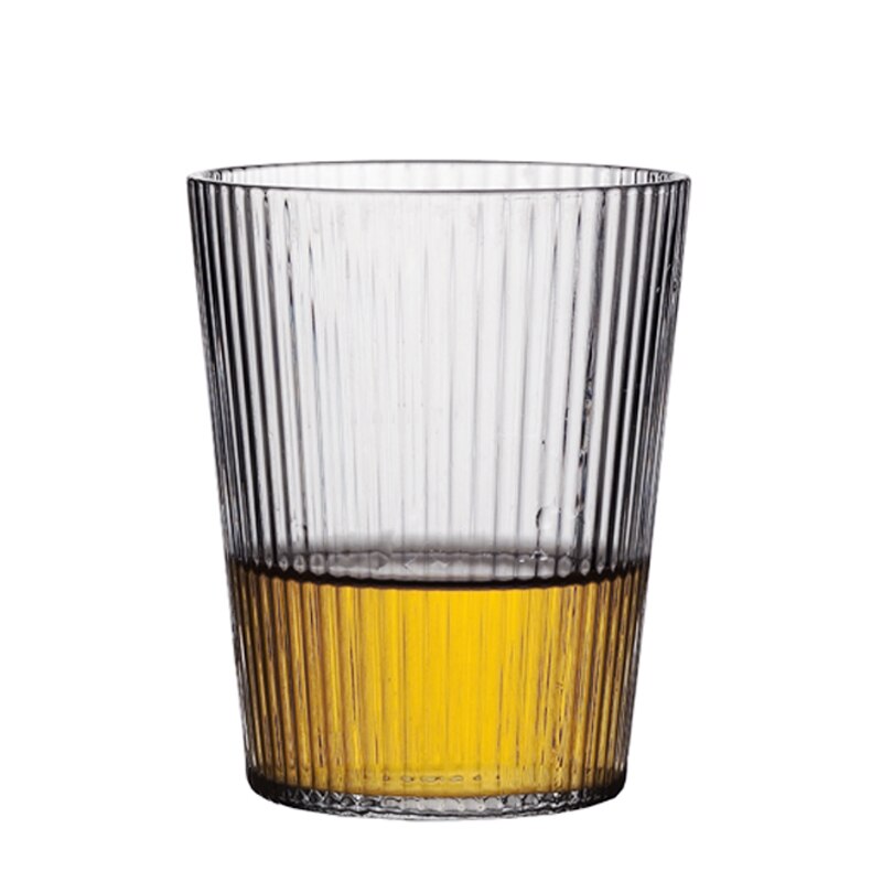 Vattenkopp tekopp genomskinlig vinkopp korn glas hushåll nordisk enkel kopp ins vindvärmebeständigt glas 2 st /vertikal $ 10