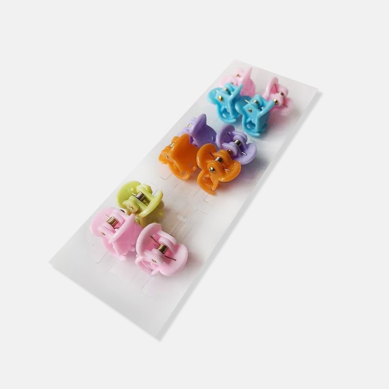 12 stücke Haar Krabben Klaue Clip Mädchen Scrunchie Haar Clips Für Frauen Stirnband Diademas Para El Pelo Mujer Presilha De cabelo Haarnadel: 1.5cm F