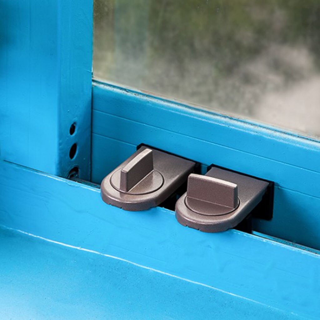 Stainless Steel Sliding Door Window Restrictor Security Catch Latch Window Sash Lock
