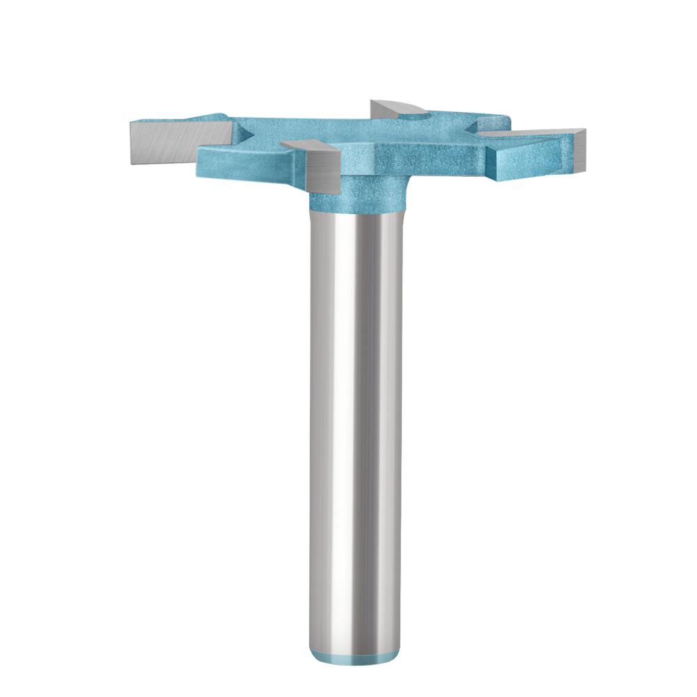 Broca enrutadora de vástago de 6mm y 6,35mm, fresa para brocas enrutadora de carburo de Metal y madera, herramientas de carpintería, cortador de 6mm de diámetro