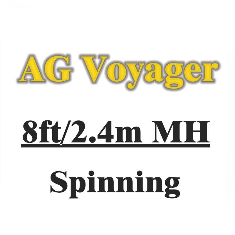 Ag voyager spinning baitcasting onki 4 osaa matkavapa ml m  mh 1.8 2.1 2.4 2.7m hiilivapa f mf action