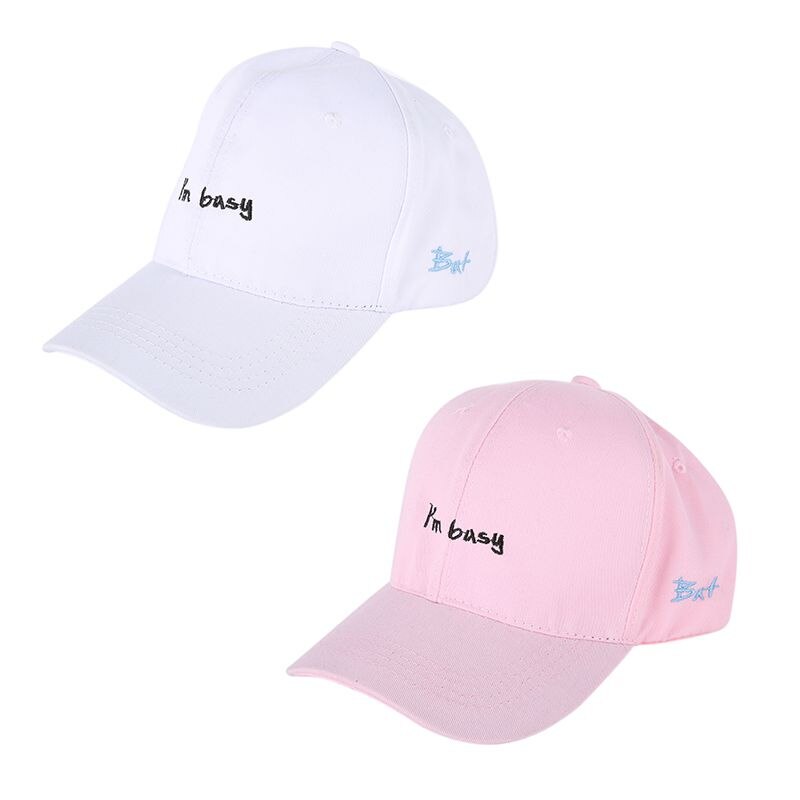 Unisex mænd kvinder stil jeg har travlt mærke sport sommer udendørs vandre hat kvinde kasketter hat solcreme cap 3 farver