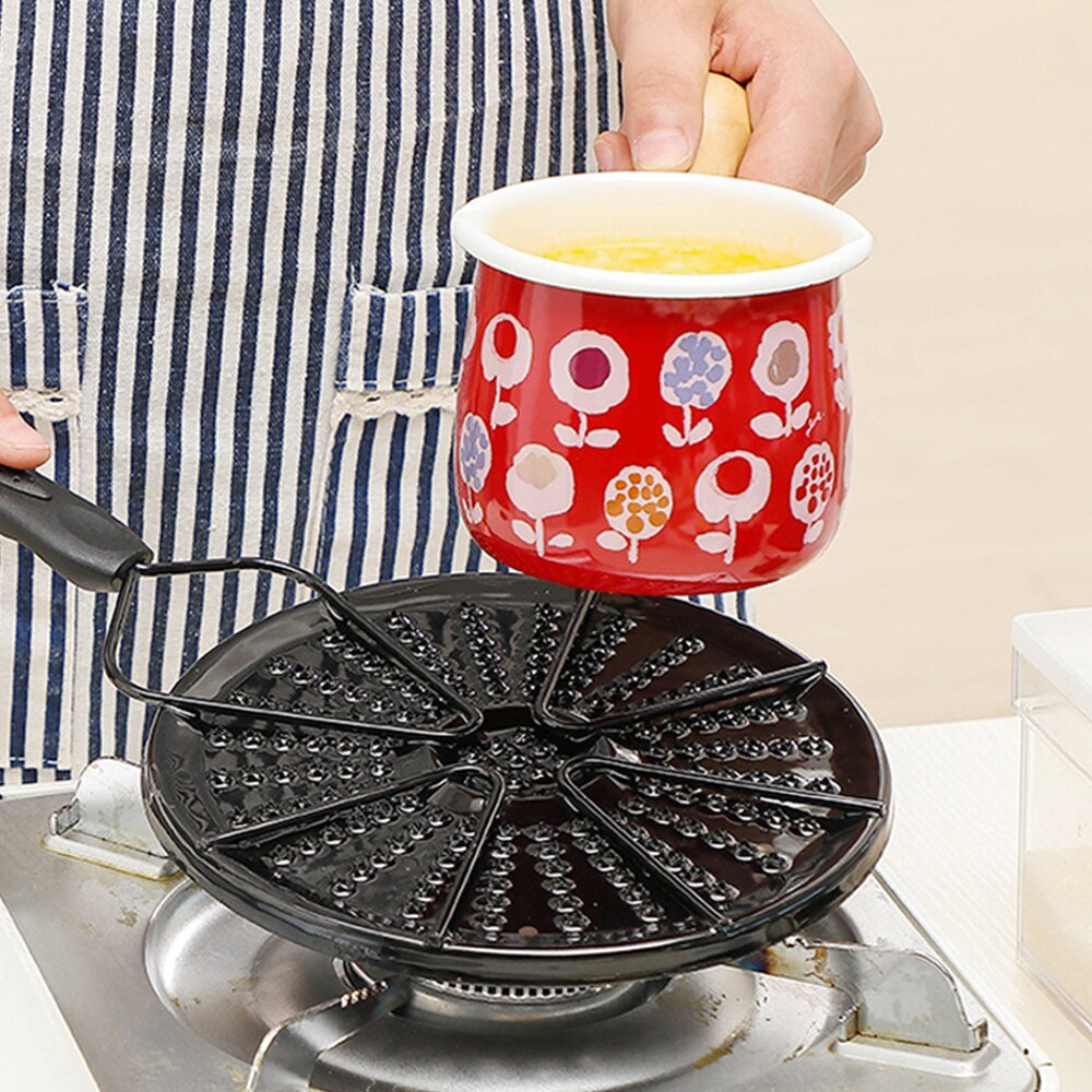 Emalje komfyrtopp varmespreder fordeler gass komfyr topp varme reduksjon flamme vakt simmer plate flamme for åpne ild ovner