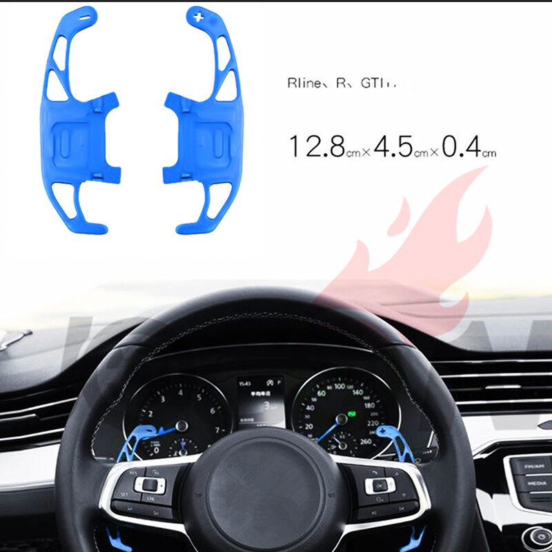 Aluminum Car Steering Wheel DSG Gear Shift Paddle Shifter Extension For VW Golf Jetta GLI Polo GTI MK7 Accessories