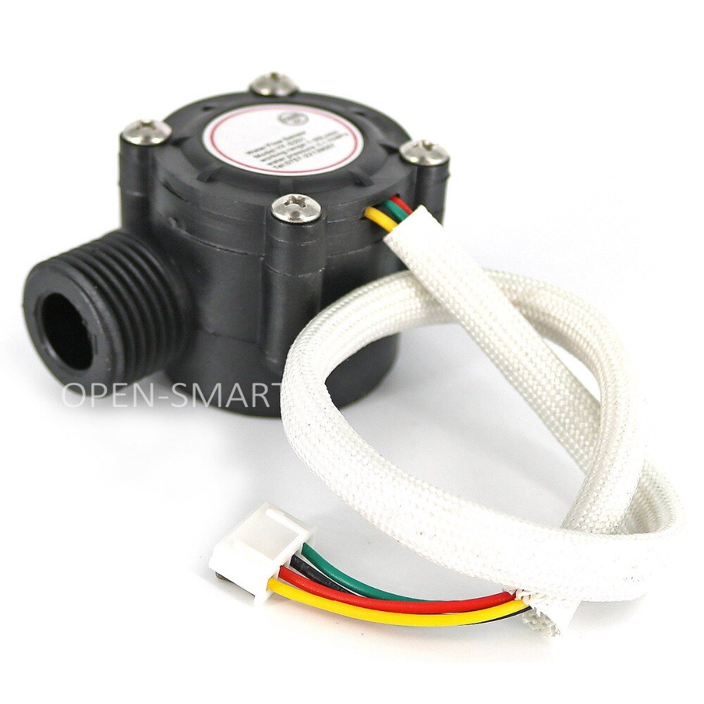 Sensor de temperatura g1/2 para arduino, medidor de temperatura/fluxo de água para arduino