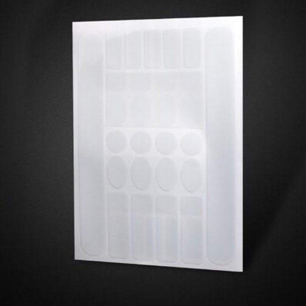 Calcomanías para bicicleta, pegatina de horquilla delantera de protección, cinta reflectante para ciclismo con marco de Cadena de bicicleta de montaña, cinta de seguridad para decoración de bicicleta: 5 pcs Transparent
