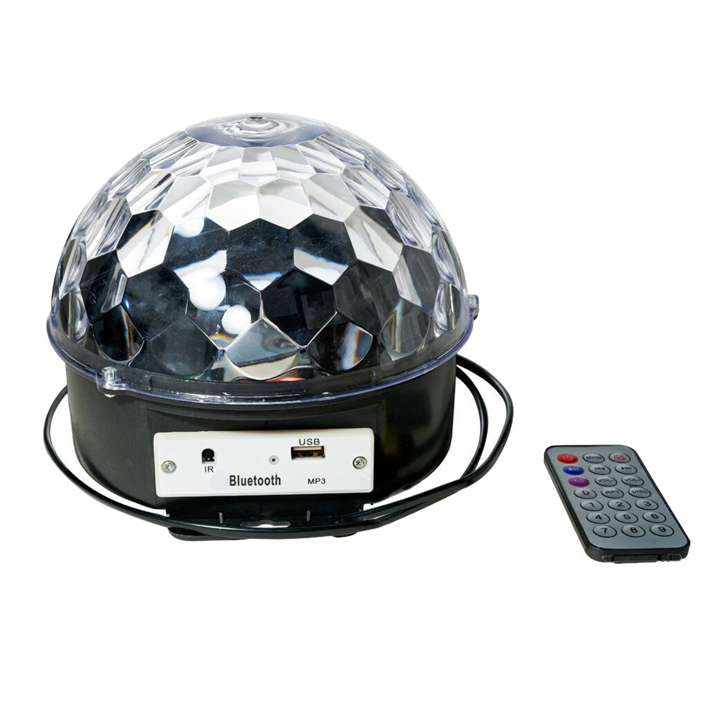 Led Disco Bluetooth Dj Podium Verlichting Lamp Rgb Crystal Magic Ball W/MP3 Play Usb Party Sound Activated