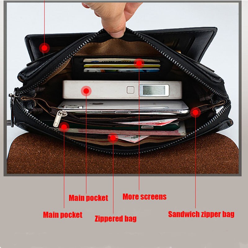 Stöldskydd lösenord lås herr plånbok herr clutch väska lyx plånbok företag manlig telefon plånbok carteras carteira masculina