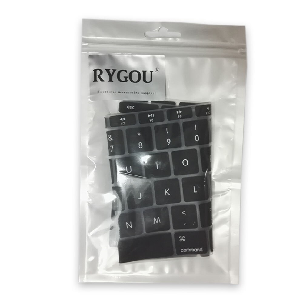 Eu layout engelsk tastatur cover silikone skin til macbook pro 13 " 15 " 17 " (med eller uden retina display) og macbook air 13 "
