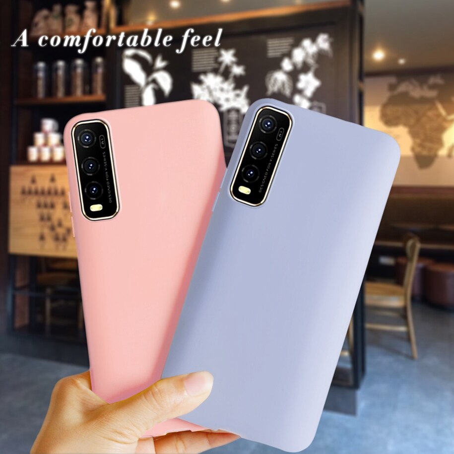 Schutzhülle für vivo  y70s, 5g und einfarbig 70s stoßfest  y70s y70t y51s y50t weiches gehäbenutzen