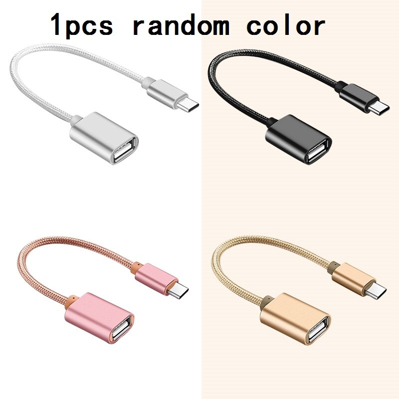 Type-C Om Otg Adapter Kabel Compatibel Android Smartphone, Tablet, Laptop, pc Met Otg Functie.: Default Title