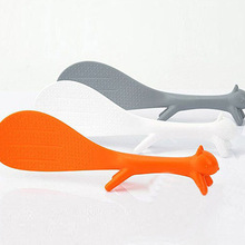 Stücke Eichhörnchen Reis Löffel Freundliche Nicht-Stock Reis Reiskocher Spezielle Küche Werkzeuge Küche Geschirr Löffel,