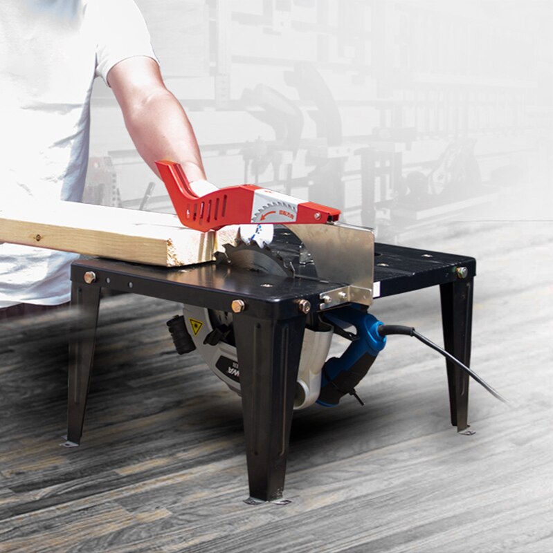 Multifunctionele Houtbewerking Tafel/Elektrische Cirkelzaag Flip Zag Tafel/Draagbare Thuis Kleine Theater Rolwagen