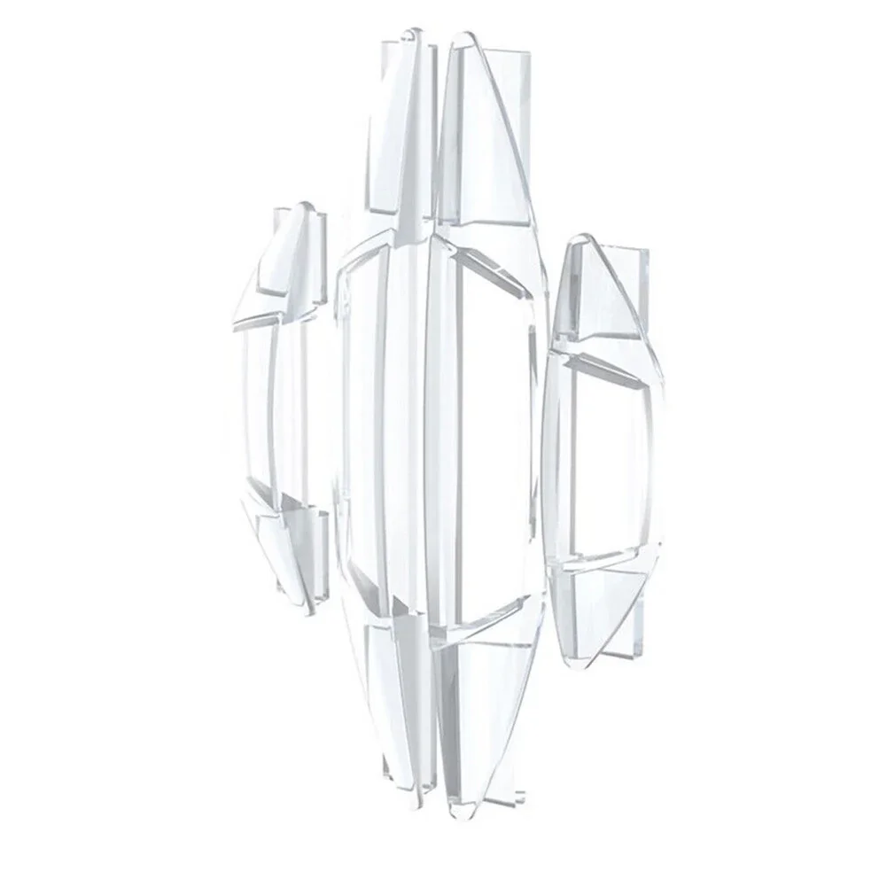 4Stck Auto Aufkleber Tür Rand Wachen Schutz trimmen Molding Streifen transparent Gummi Anti-kollision Absturz Barrieren Bar Streifen