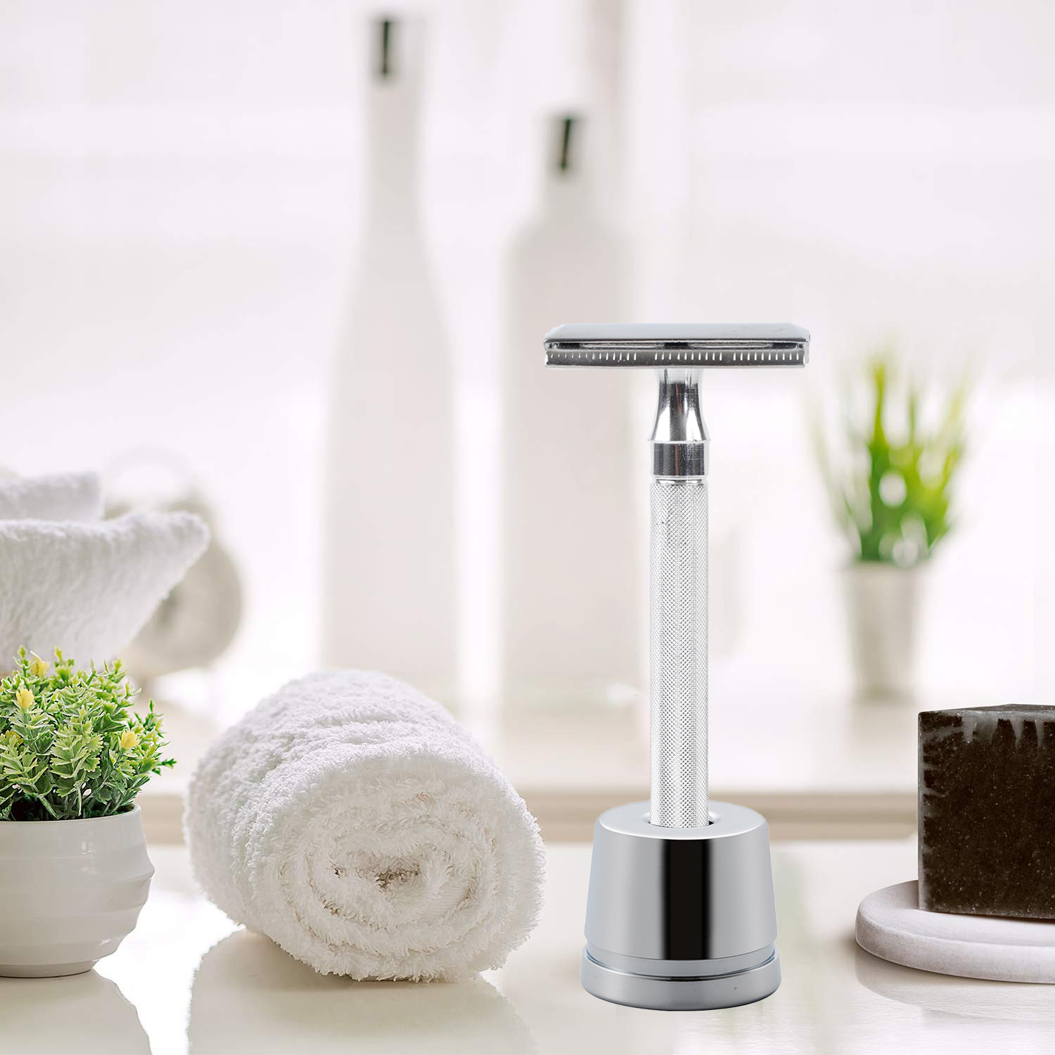 Maiziup Randscheermesjes Voor Heren Met 5 Veiligheidsscheermesjes, Scheermesjes Met Scheermes Voor Mannen Met Scheermesjes