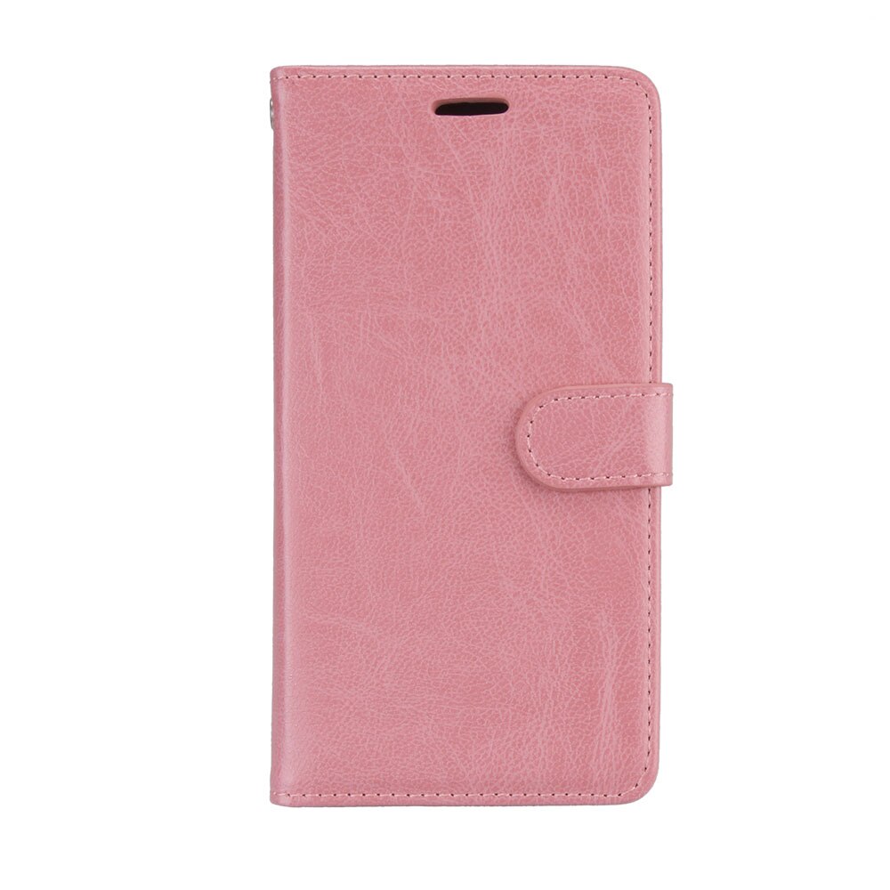 Wallet leather Flip Case voor BQ BQ-5059 Strike Power Case Cover Voor BQ 5059 BQS-5059 BQ5059 Case Voor BQS 5059 strike Power Cover: Pink