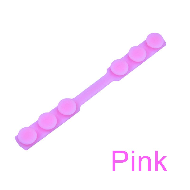 Silikone maske krog til maske elastiske clips fiksering spænde øre justerbar strop maske spænde øre smertelindret let 10 stk.: Lyserød 10 stk