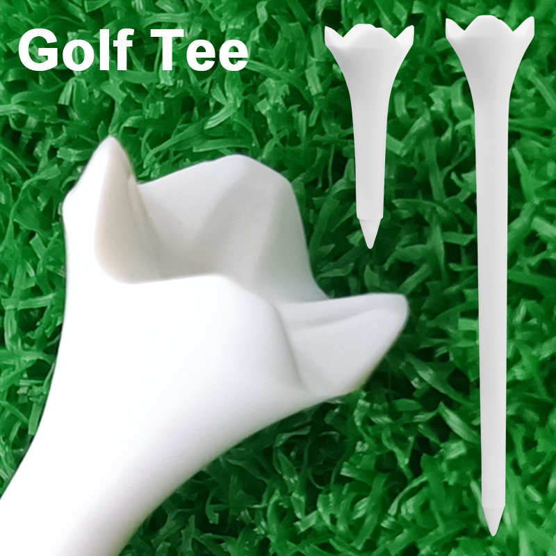 30 stk. 38mm længde tee-system i plastik golftees 83mm der maksimerer ydeevnen fra tee golftilbehør til golfspillere