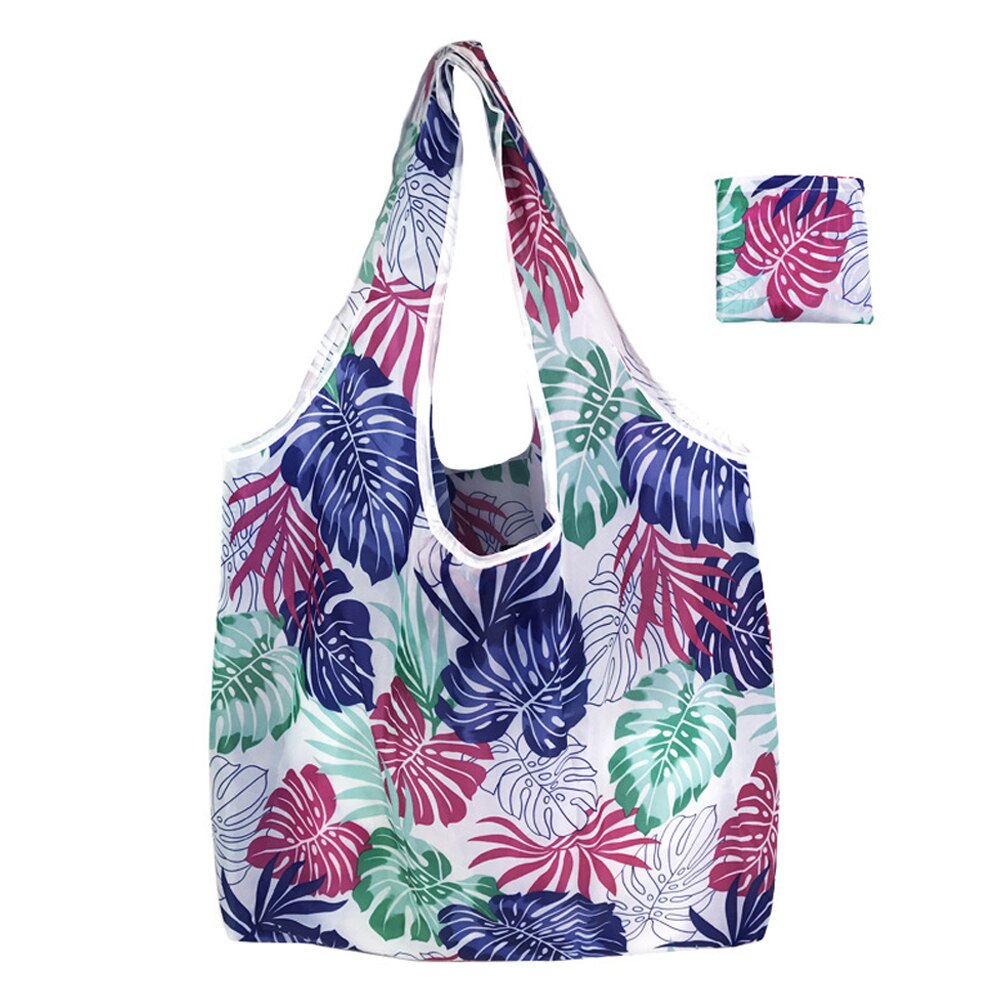 Large Folding Reusable Shopping Bags For Groceries Eco-Friendly Tote Fruits Vegetables Storage HandBags Ladies Shoulder Bag: A12