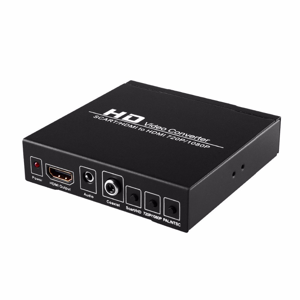 SCART HDMI zu HDMI Konverter Volle HD 1080P Digital hoch Definition Video Konverter EU/uns-Energie Stecker Adapter für HDTV HD