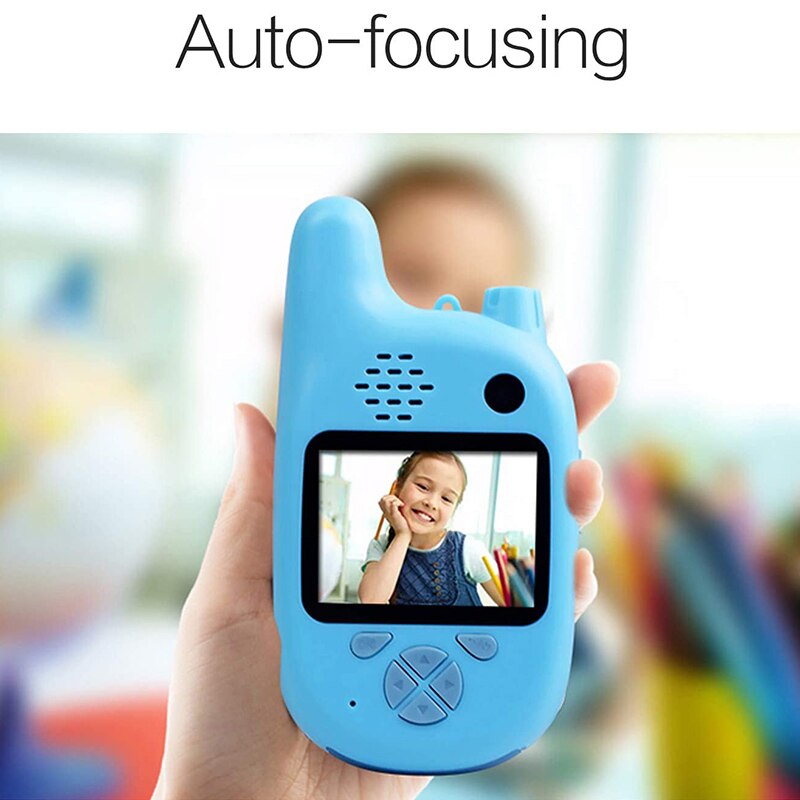 8MP Kinder Kamera Video Camcorder mit Dual Linsen 2,0 Zoll IPS Sn Automatische Mit Schwerpunkt Musik und Spiel Modus (Rosa)