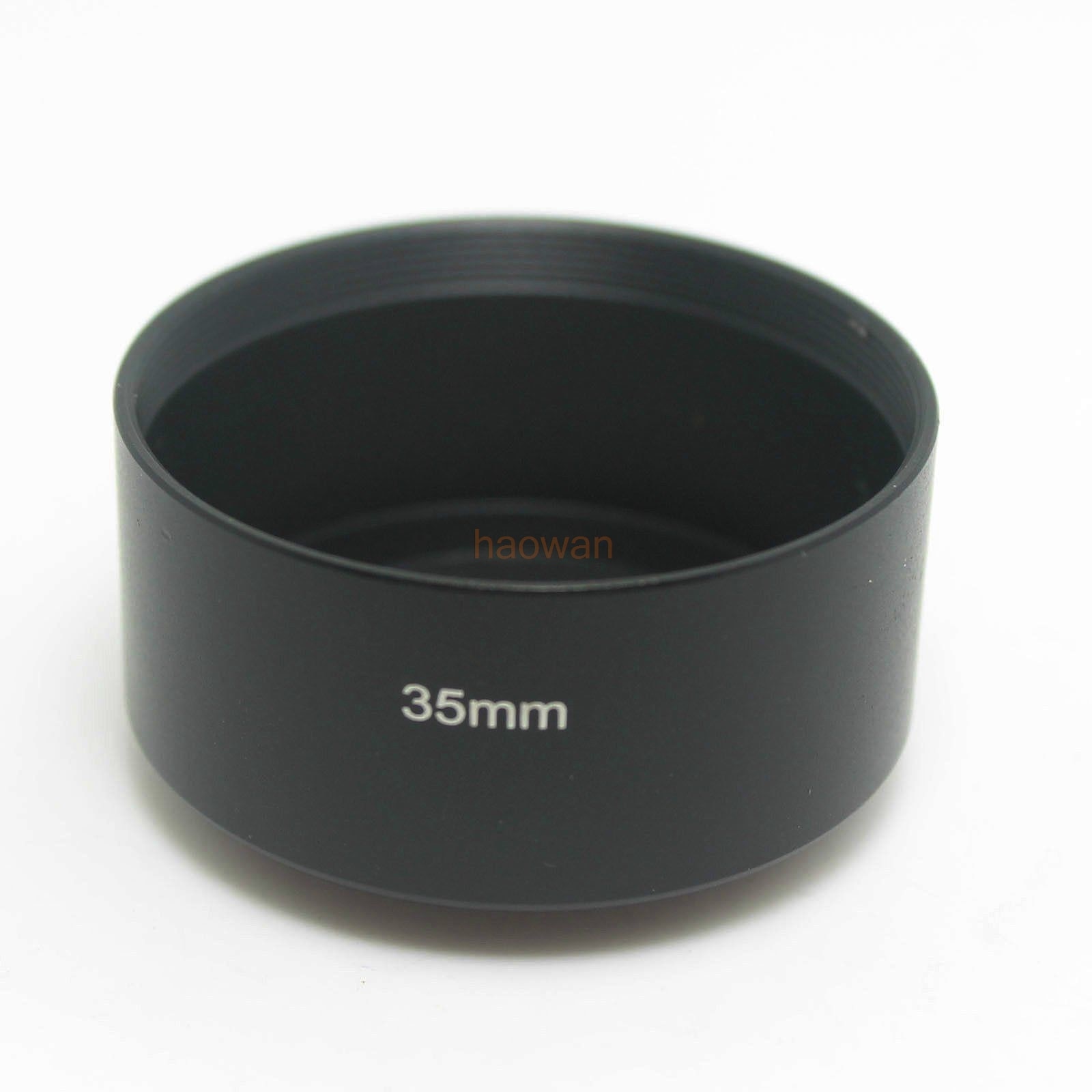 35mm Metal Lens Hood cover cap protector for 35mm f1.7 50mm f1.4 CCTV camera lens black silver