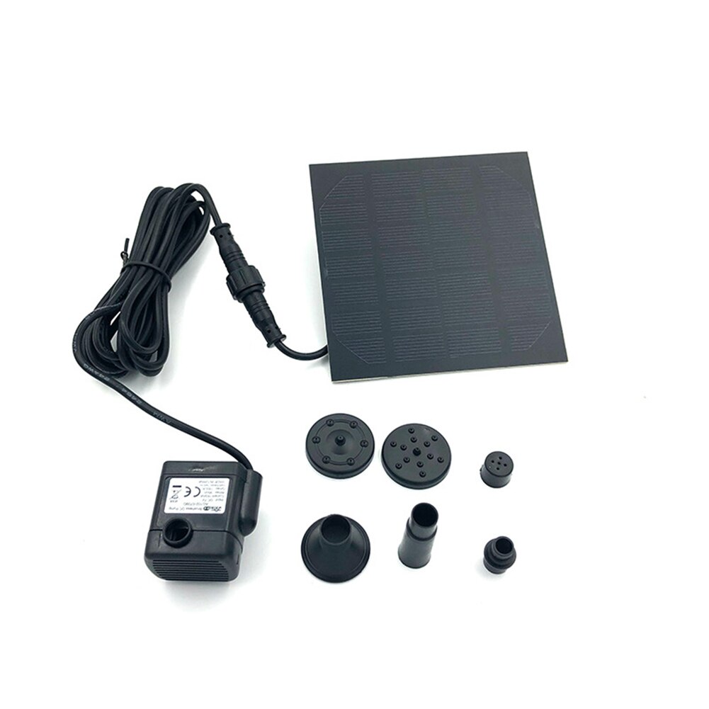 Floating Solar Fountain Practical Multi-functional Classic Garden Solar Panel Water Fountain Pool Pond Decoration