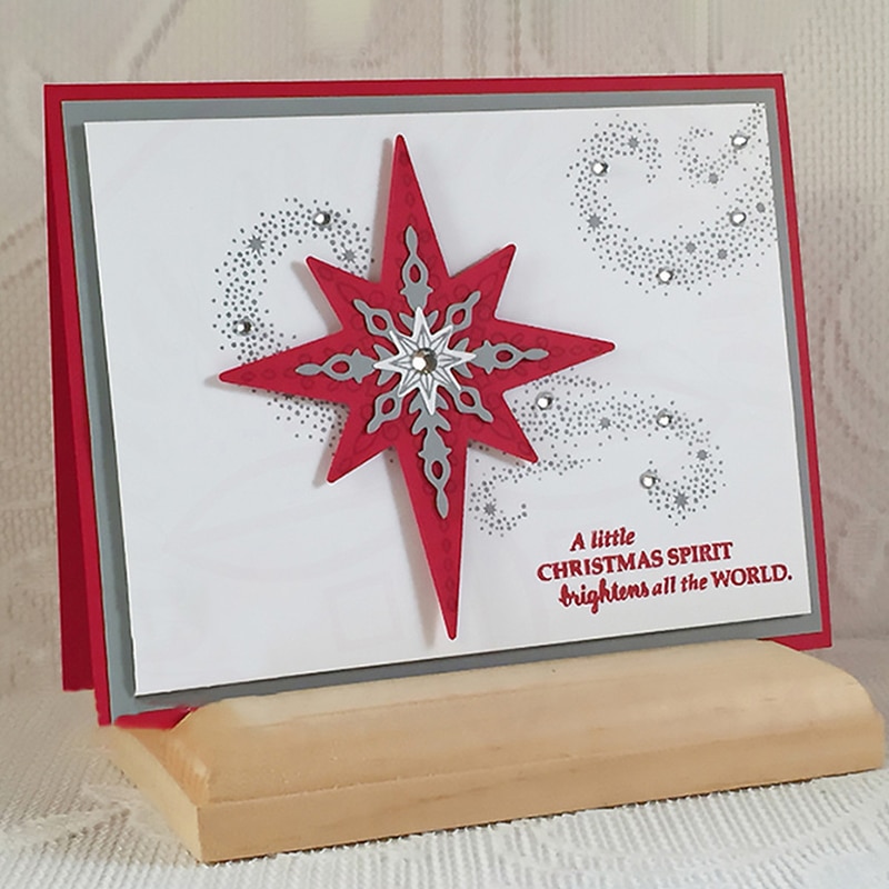7 stks/set Starlight sneeuwvlok Metalen Stansmessen Stencils Voor Card Maken Decoratieve Embossing Pak Papier Kaarten Stempel DIY
