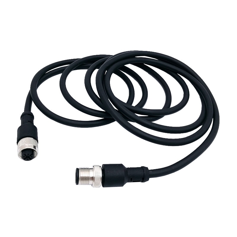 M12 sensor connector cable double head waterproof line male female 2m wire waterproof 4Pin 5Pin 8Pin sensor connectors